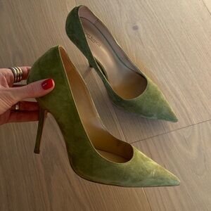 Tony Bianca Gamma Moss Suede Heels